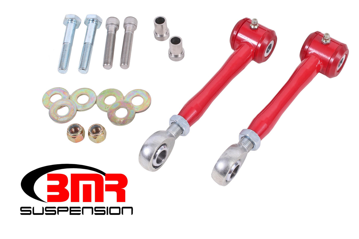 BMR ELK017R Red End Link Kit for Sway Bars, Rear 6th Gen 2016-2020 Chevy