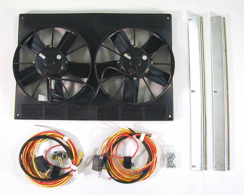 DeWitts Dual Fan kit 2700 CFM 11" HP With wiring - 32-SP460