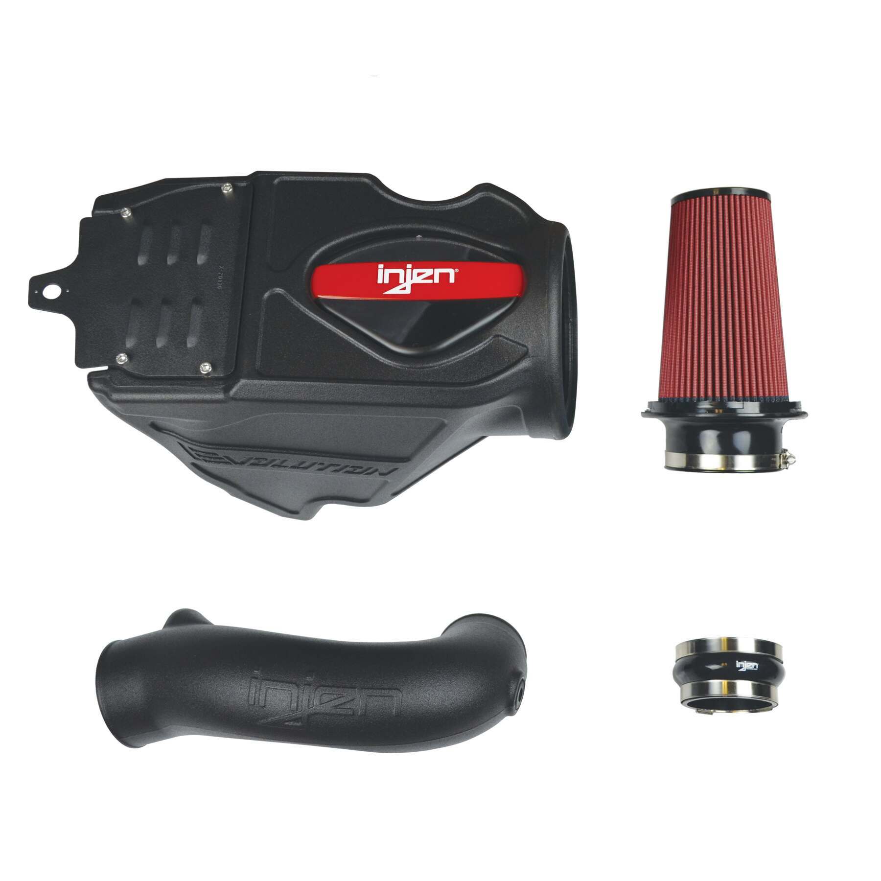 Injen Evolution Roto-Molded Air Intake System W/ 8-Layer Oiled Cotton Gauze Air Filter for the 2018-2020 Jeep Wrangler JL V6-3.6L 2020-2020 Jeep Gladiator JT V6-3.6L (2018-2020 Wrangler JL, Gladiator JT 3.6L) - EVO5005C