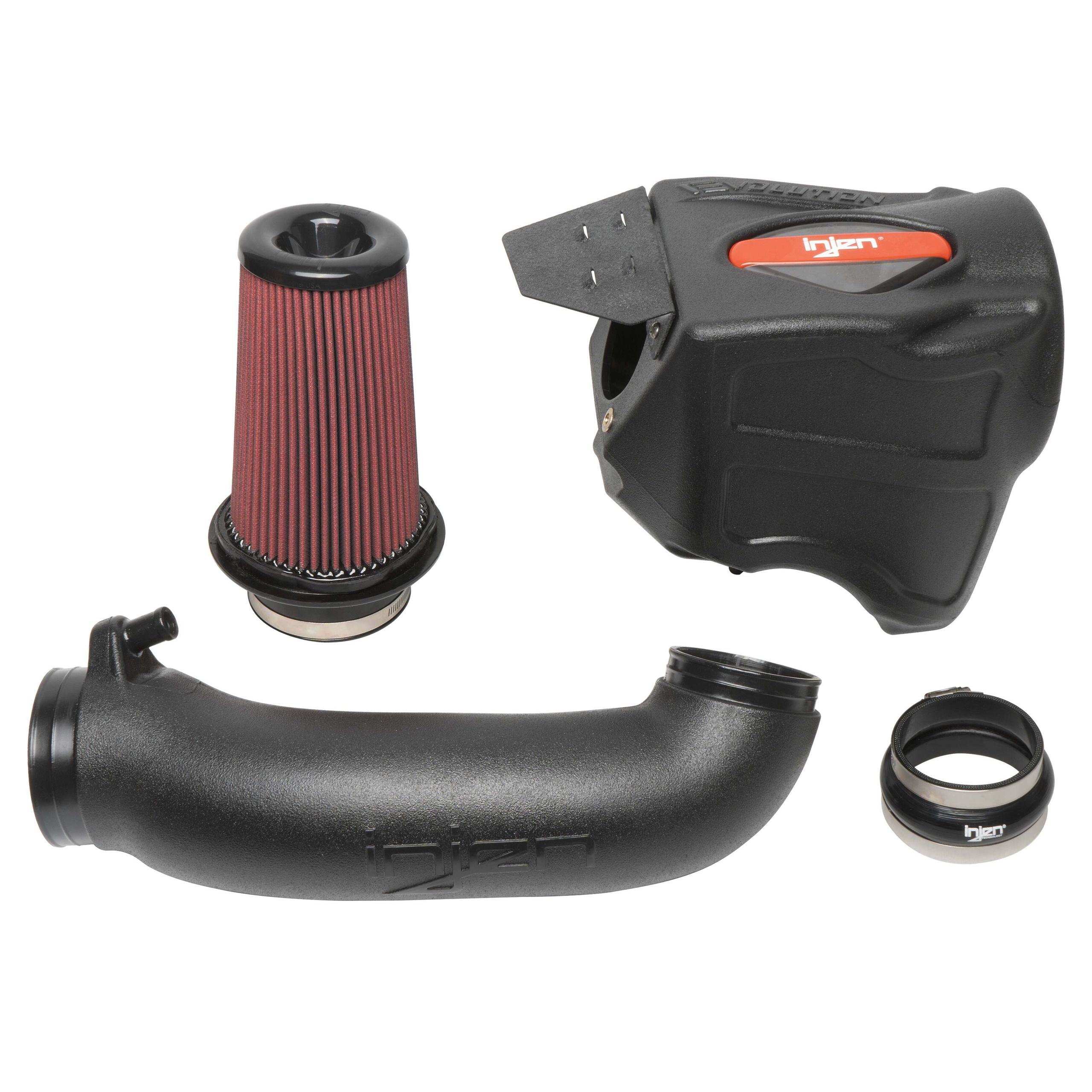 Injen Evolution Cold Air Intake System - Oiled Air Filter (2012-2018 Jeep Wrangler V6 - 3.6L) - EVO5009C