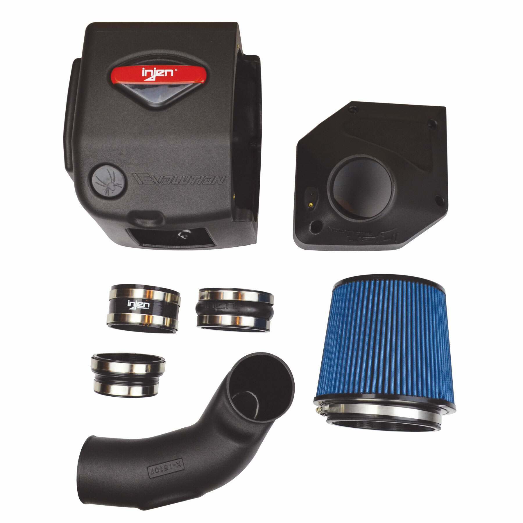Injen Evolution Roto-Molded Air Intake System W/ SuperNano-Web Dry Air Filter for the 1999-2007 GM Truck/SUV V8-4.8L/5.3L/6.0L (GMT800) - EVO7100
