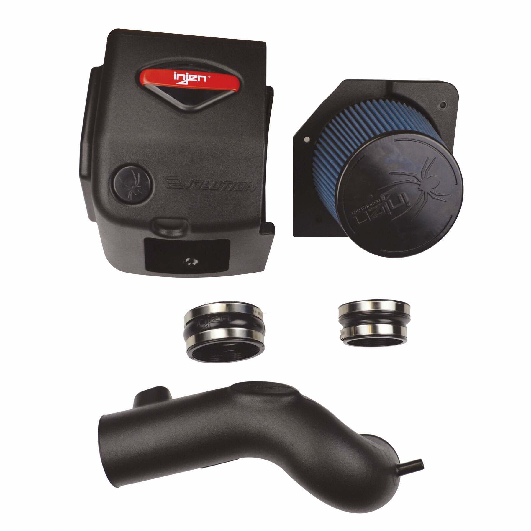 Injen Eolution Roto-Molded Air Intake System W/ SuperNano-Web Dry Air Filter for the 2014-2019 GM Truck V8-5.3L/6.2L 2015-2020 GM SUV V8-5.3L/6.2L - EVO7103
