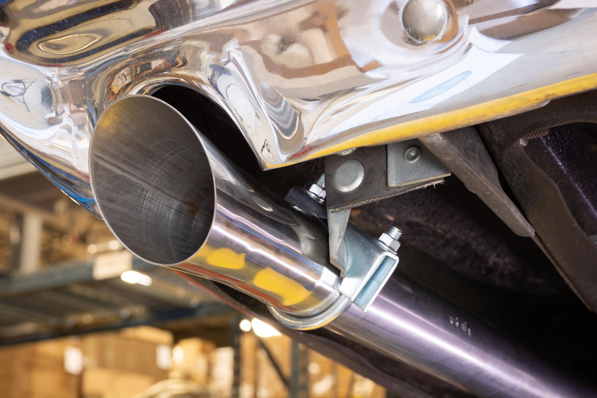 Pypes Exhaust Tail Pipe Tip Set 68-72 Olds 442 2.5 in Trumpet Clamp On Hardware Not Incl Polished 304 Stainless Steel Pair Pypes Exhaust - EVT34