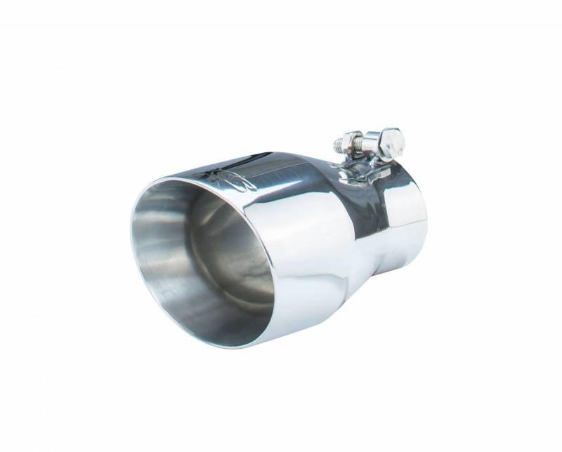 Pypes Exhaust Tail Pipe Tip 10-13 Carmaro V6 2.5 in In/4 in Out Polished Double Wall Tip Bolt On Hardware Not Incl Polished 304 Stainless Steel Pypes Exhaust - EVT92
