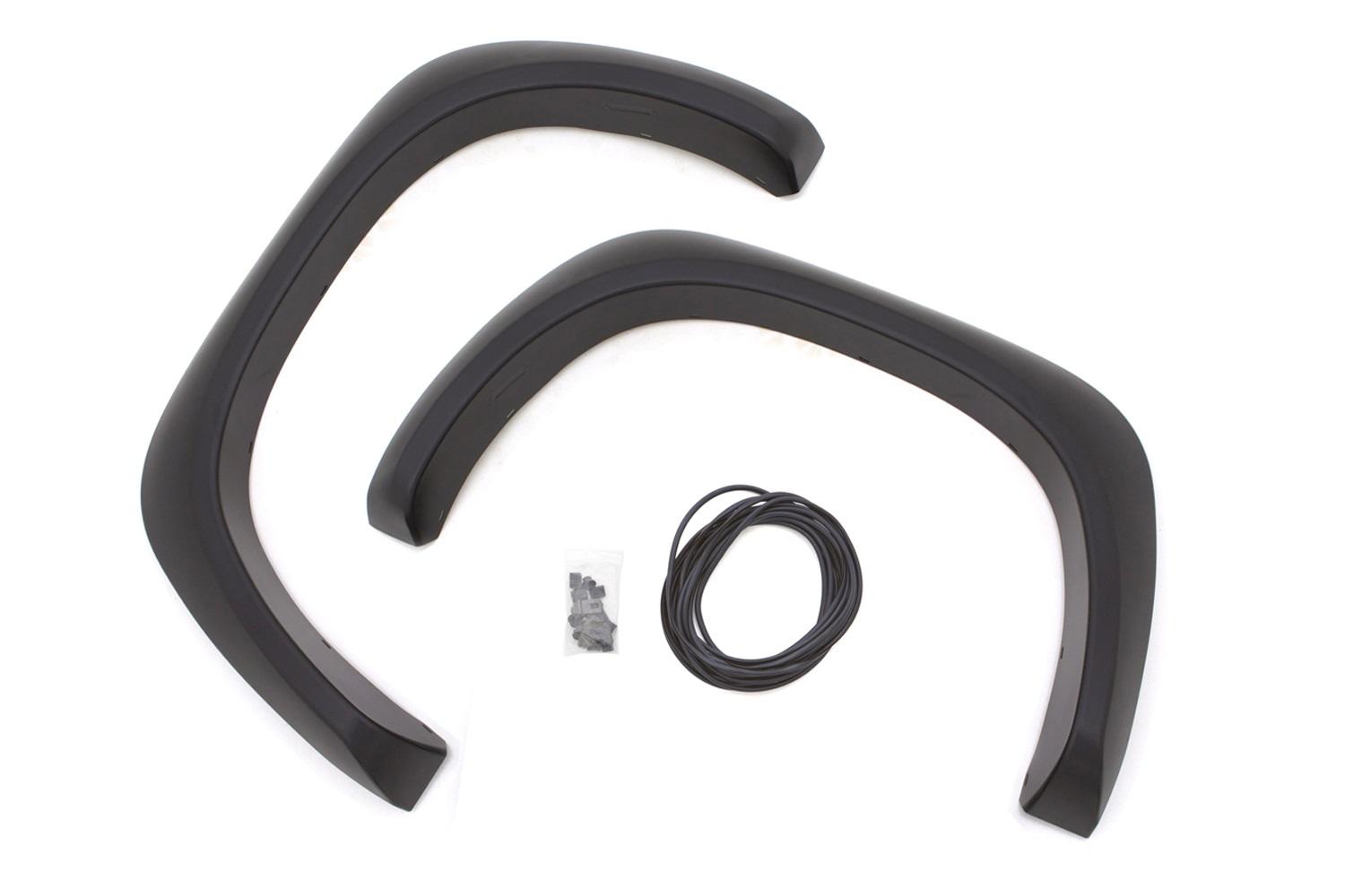 Lund Extra Wide Style Fender Flare Set - Rear, Textured, 2-Piece Set (2002-2009 Dodge Ram 1500, Dodge Ram 2500, Dodge Ram 3500) - EX203TB