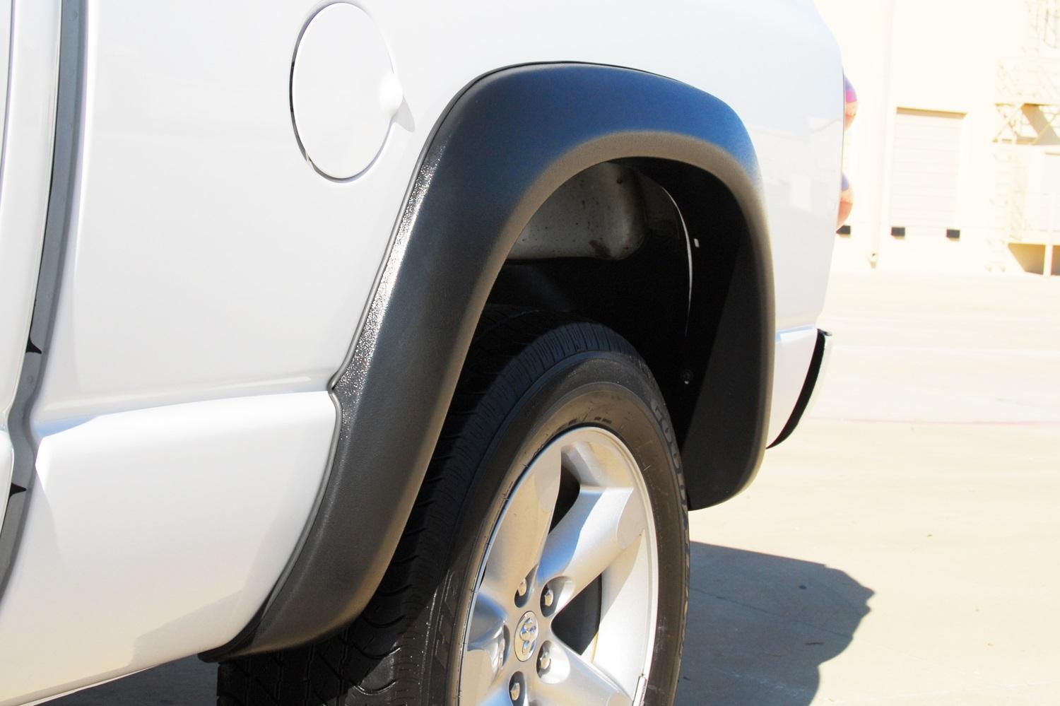 Lund Extra Wide Style Fender Flare Set - Rear, Textured, 2-Piece Set (2002-2009 Dodge Ram 1500, Dodge Ram 2500, Dodge Ram 3500) - EX203TB