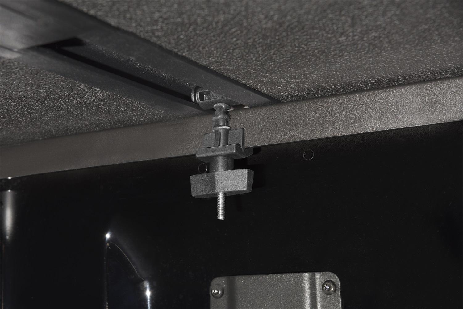 Extang Solid Fold 2.0 Tool Box Tonneau Cover - Black Textured Paint - For Use w/Existing Tool Box - Tool Box Not Included - 2007-2013 Toyota Tundra 8' Bed without Deck Rail System - 84955