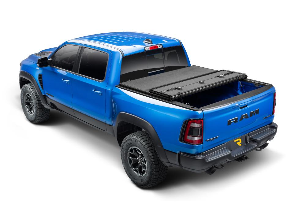 Extang Solid Fold ALX Tonneau Cover - Black Textured Paint - 2009-2018 (2019-2023 Classic) Ram 5' 7" Bed without RamBox - 88425