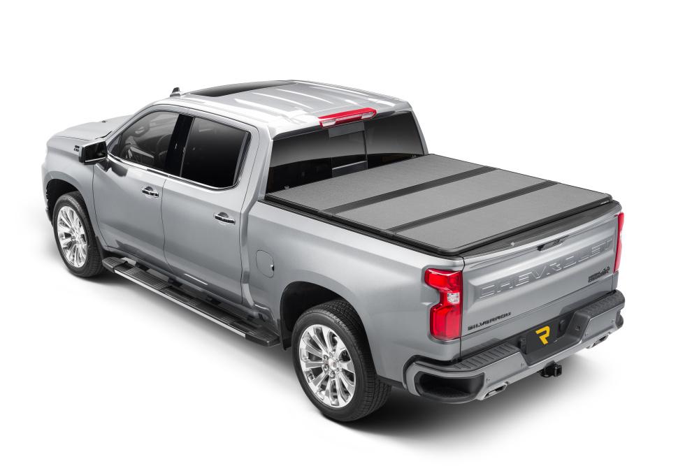 Extang Solid Fold ALX Tonneau Cover; Black Textured Paint; 2020-2023 Chevy Silverado/GMC Sierra 2500 HD/3500 HD 8' Bed without Factory Side Storage Boxes - 88658