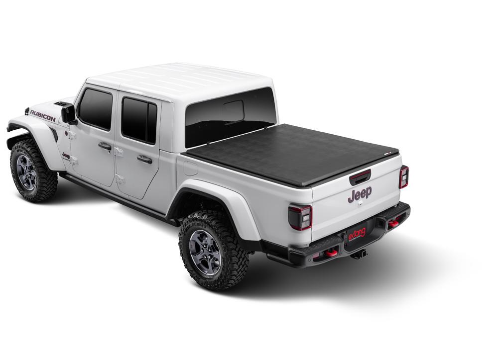 Extang Trifecta 2.0 Tonneau Cover - Black - Leather Grained Fabric - 2020-2023 Jeep Gladiator (JT) with or without Trail Rail System - 92895