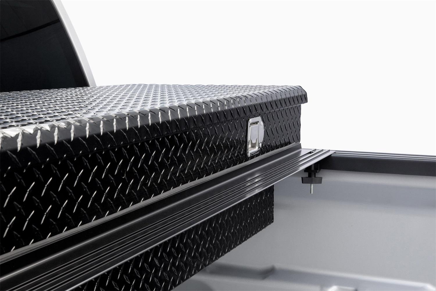 Extang Solid Fold 2.0 Tool Box Tonneau Cover - Black Textured Paint - For Use w/Existing Tool Box - Tool Box Not Included - 2014-2018 (2019 Legacy/Limited) Chevy Silverado/GMC Sierra 1500/2015-2019 2500 HD/3500 HD 6' 6" Bed - 84450