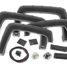 Rough Country Pocket Fender Flares 6 Foot 7 Inch & 8 Foot Bed GB8 Mosaic Black Chevy Silverado 1500 (14-18)/2500HD (2014-2018 Silverado 1500) - F-C11412B-GB8