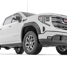Rough Country Pocket Fender Flares G1K Stone Blue GMC Sierra 1500 2WD/4WD (2019-2026) (2019-2026 Sierra 1500, Sierra 1500 Limited) - F-C11950A-G1K