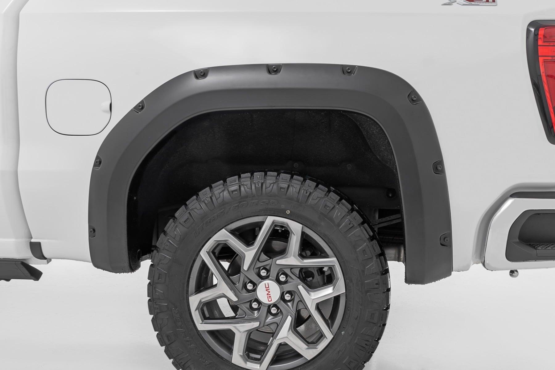 Rough Country GMC 1500 Pocket Fender Flares w/Rivets (19-24 Sierra 1500) (2019-2020 Sierra 1500) - F-C11950A