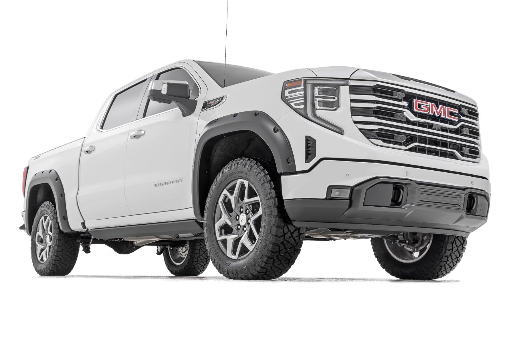Rough Country GMC 1500 Pocket Fender Flares w/Rivets (19-24 Sierra 1500) (2019-2020 Sierra 1500) - F-C11950A