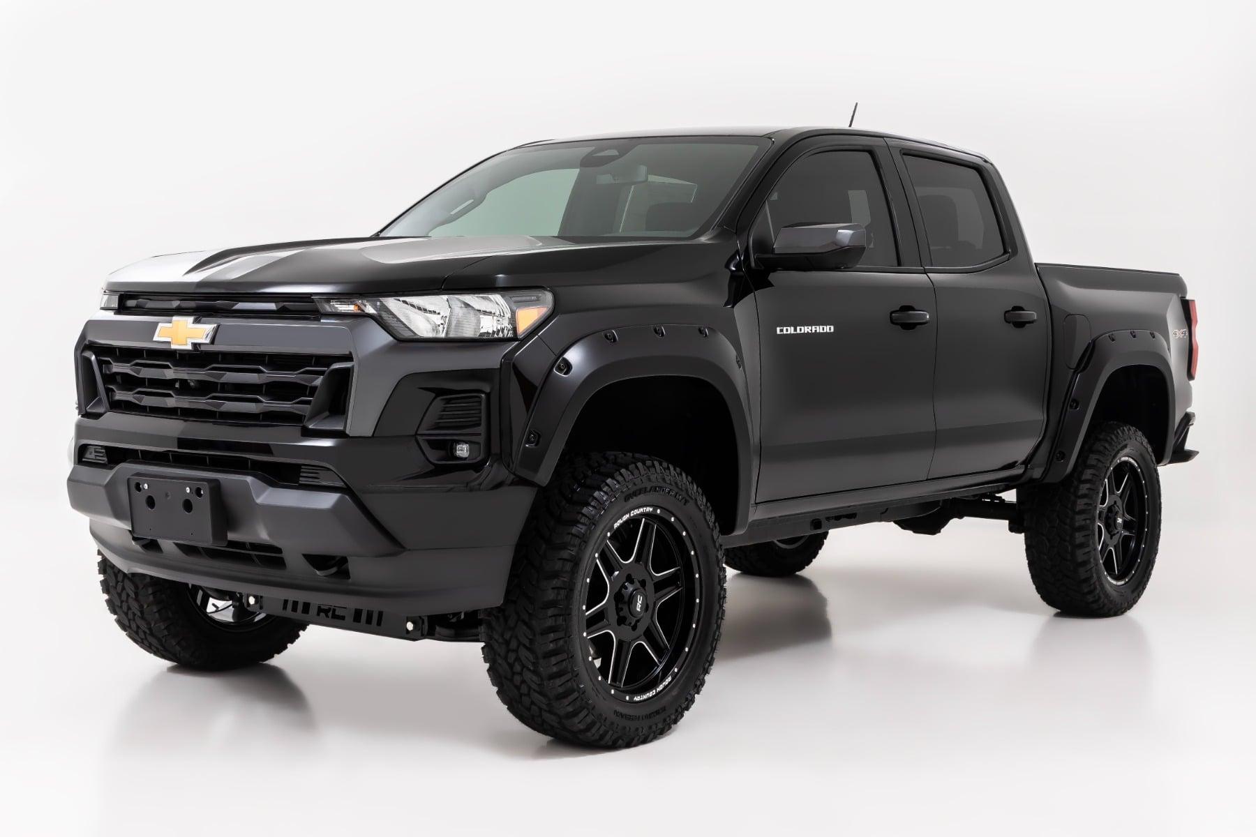 Rough Country Pocket Fender Flares GBF Sunrise Orange Chevy Colorado 2WD/4WD (23-26) (2023-2026 Colorado) - F-C12311-GBF