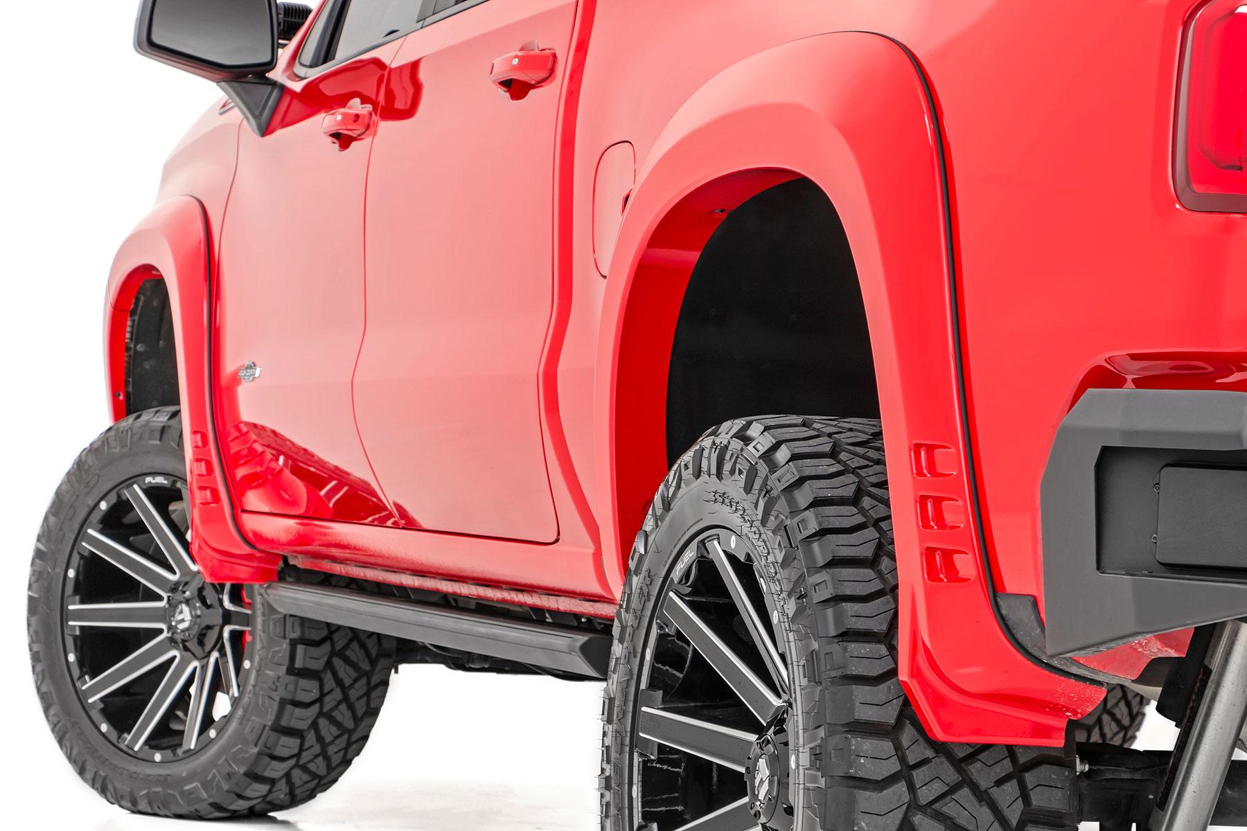 Rough Country Fender Flares SF1 GAN Silver Ice Metallic Chevy Silverado 1500 (19-26) (2019-2026 Silverado 1500, Silverado 1500 LTD) - F-C319201A-GAN
