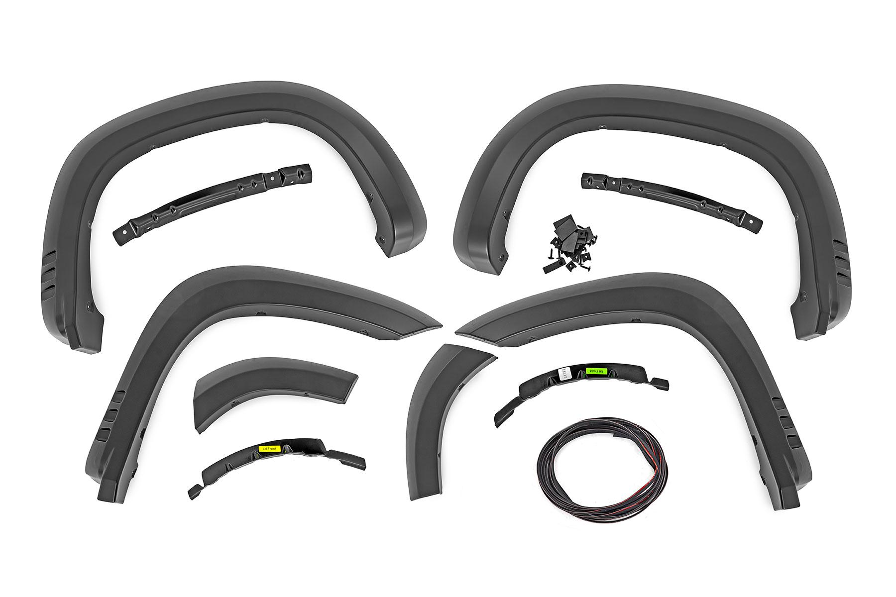 Rough Country Fender Flares SF1 GXN Deep Bronze Chevy Silverado 1500 2WD/4WD (19-26) (2019-2026 Silverado 1500, Silverado 1500 LTD) - F-C319201A-GXN