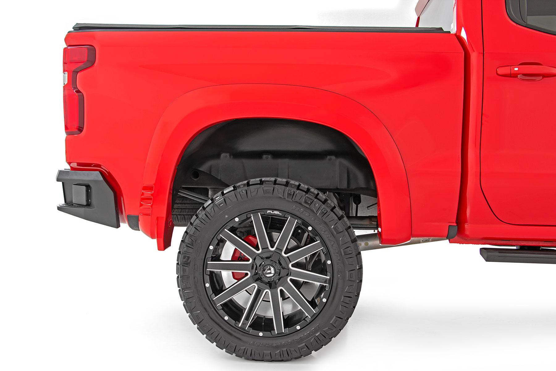 Rough Country Fender Flares SF1 GXP Lakeshore Blue Chevy Silverado 1500 (19-26) (2019-2026 Silverado 1500, Silverado 1500 LTD) - F-C319201A-GXP