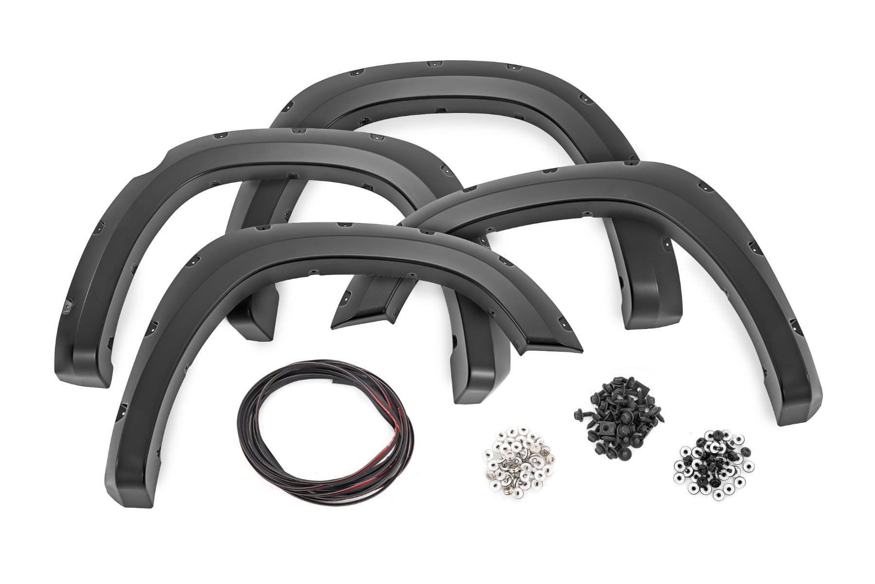 Rough Country Pocket Fender Flares PAU Granite Crystal Ram 1500 2WD/4WD (2019-2024) (2019-2024 1500) - F-D10914A-PAU