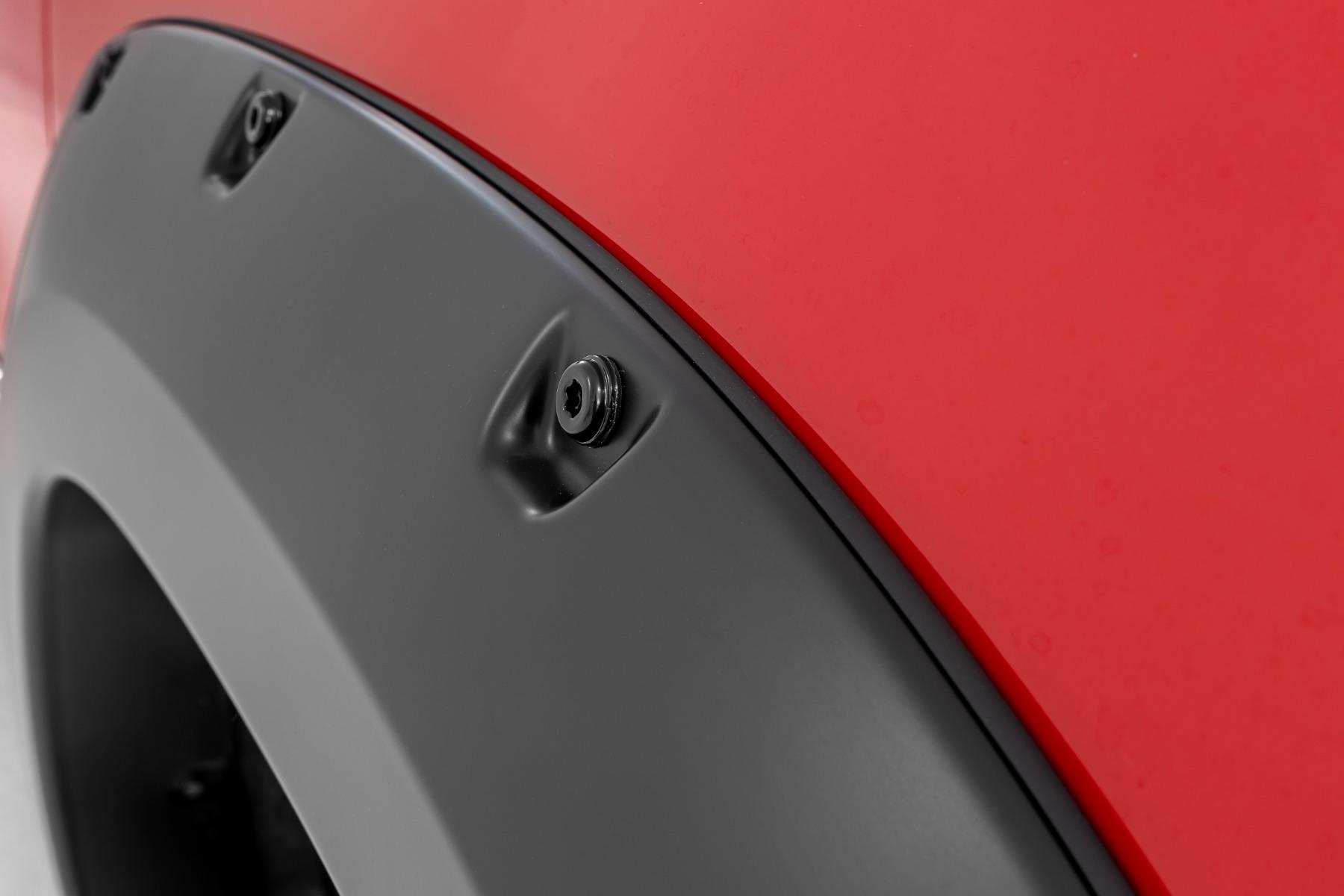 Rough Country Pocket Fender Flares PXJ Diamond Black Ram 1500 2WD/4WD (2019-2024) (2019-2024 1500) - F-D10914A-PXJ