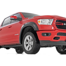 Rough Country Pocket Fender Flares PXQ Black Metallic Ram 1500 2WD/4WD (2019-2024) (2019-2024 1500) - F-D10914A-PXQ