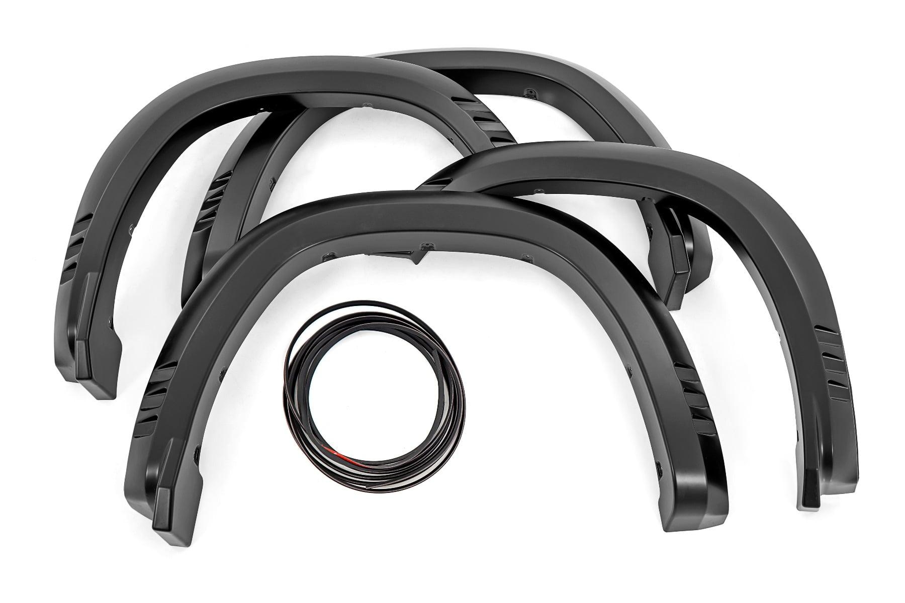 Rough Country Fender Flares SF1 PR4 Flame Red Ram 1500 2WD/4WD (2019-2024) (2019-2024 1500) - F-D319201-PR4