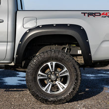 Rough Country Pocket Fender Flares 218 Midnight Black Metallic Toyota Tacoma (16-23) (2016-2023 Tacoma) - F-T11621A-218