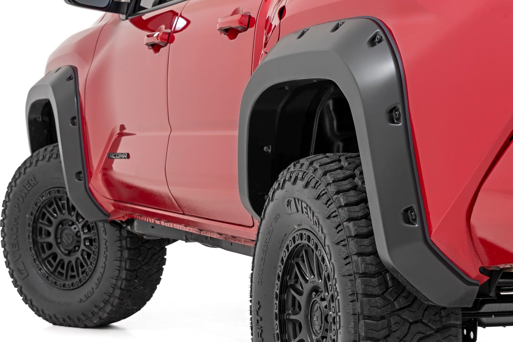 Rough Country Pocket Fender Flares Toyota Tacoma 2WD/4WD (2024-2026) (2024-2026 Tacoma) - F-T12421
