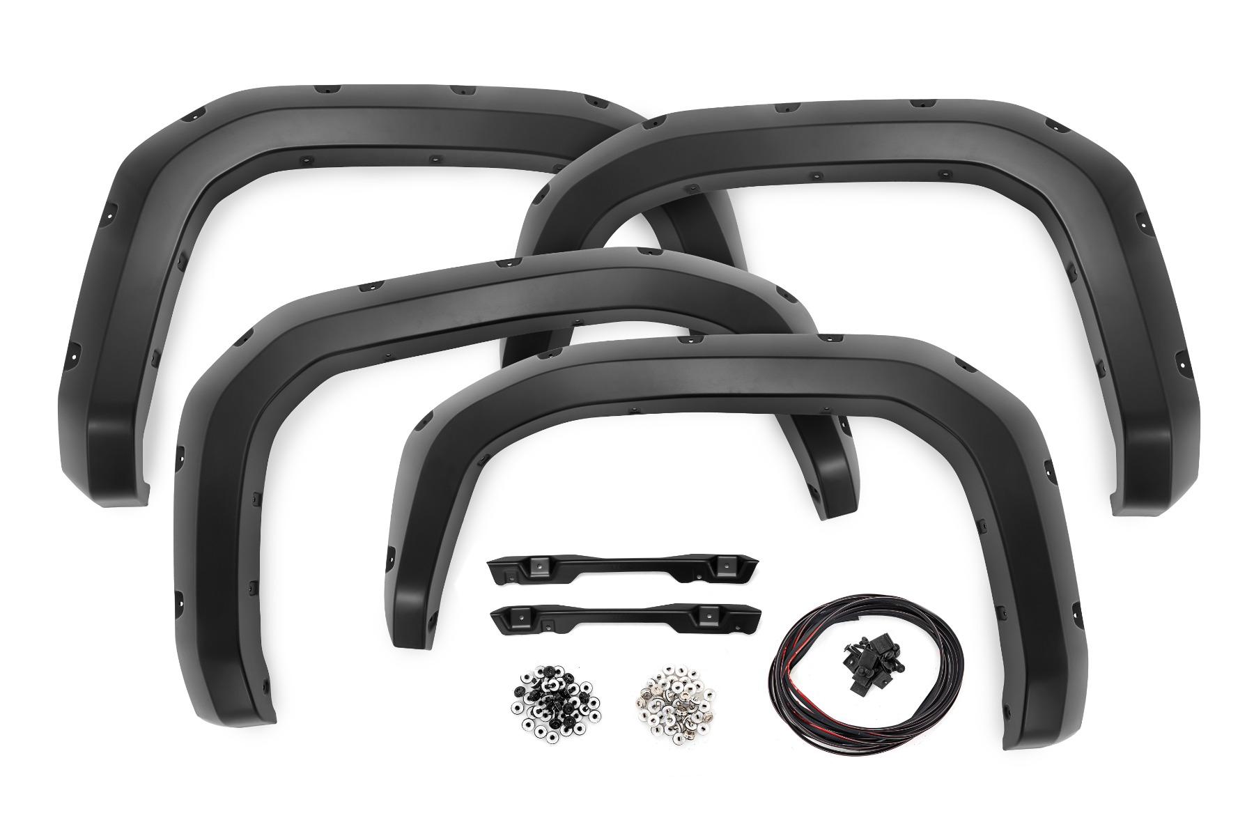 Rough Country Pocket Fender Flares Toyota Tacoma 2WD/4WD (2024-2026) (2024-2026 Tacoma) - F-T12421
