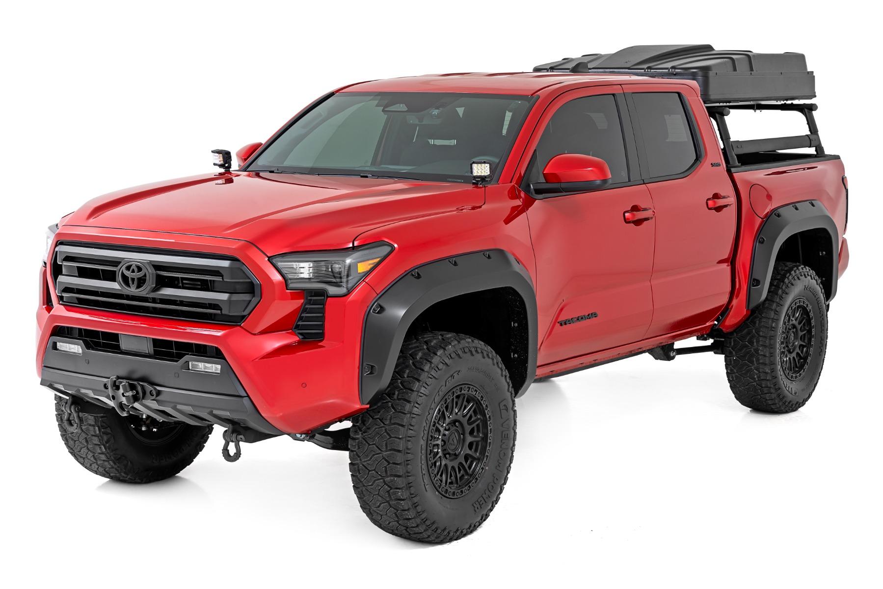 Rough Country Pocket Fender Flares Toyota Tacoma 2WD/4WD (2024-2026) (2024-2026 Tacoma) - F-T12421