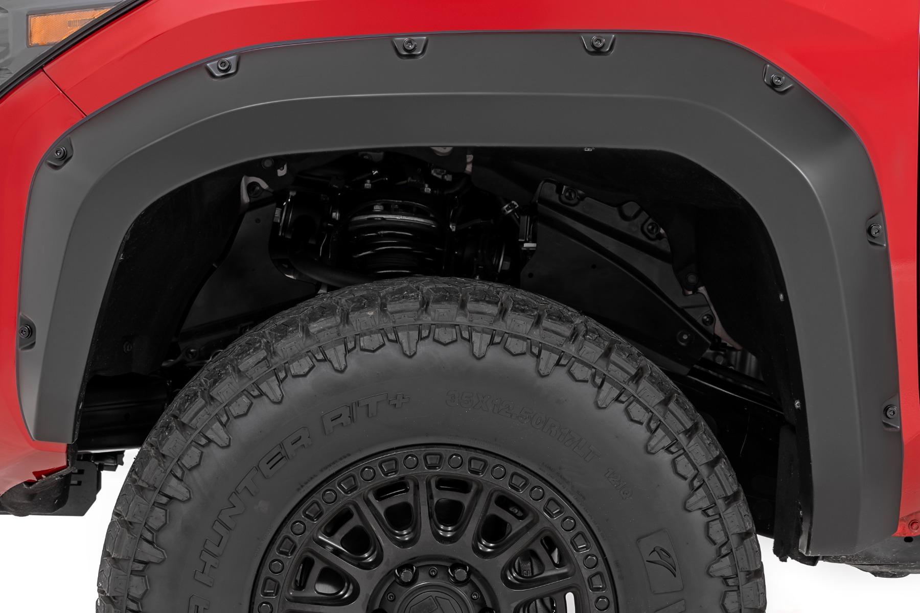 Rough Country Pocket Fender Flares Toyota Tacoma 2WD/4WD (2024-2026) (2024-2026 Tacoma) - F-T12421