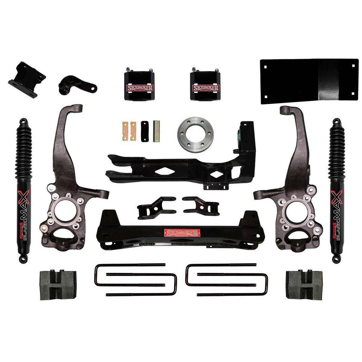 Skyjacker Suspension Lift Kit w/Shock 4.5 Inch Lift w/Black MAX Shocks 15-19 Ford F-150 - F1545BKB