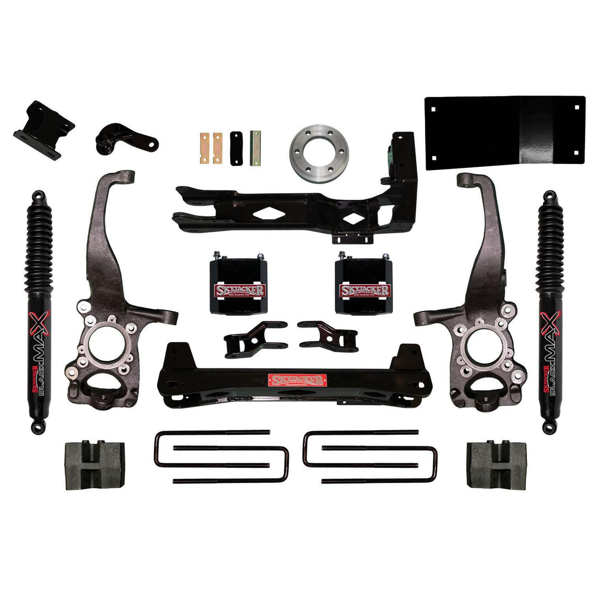 Skyjacker Suspension Lift Kit w/Shock 6 Inch Lift w/Black MAX Shocks 15-19 Ford F-150 - F1560BKB