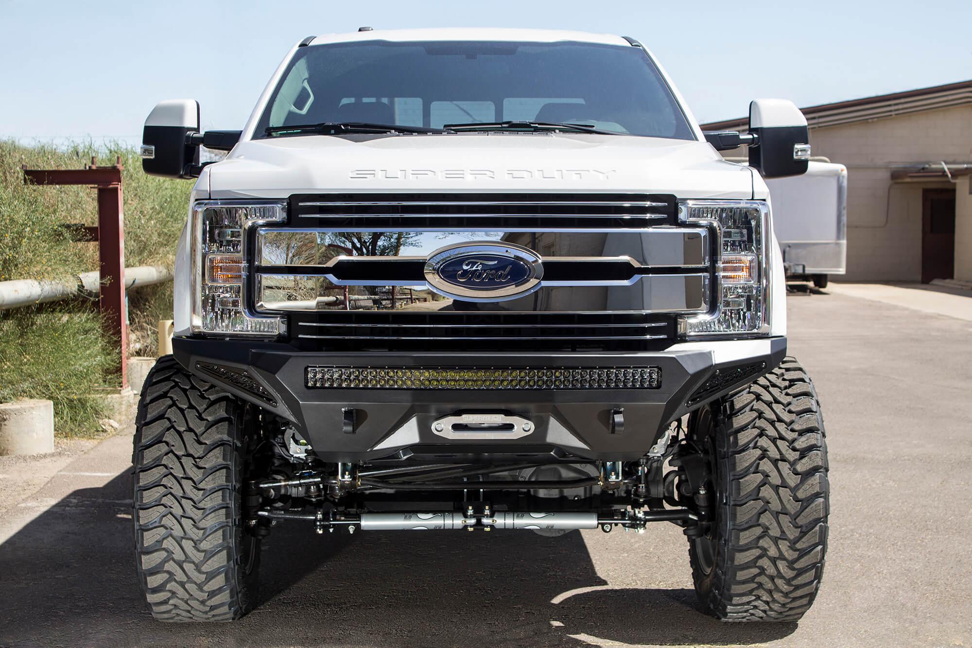 Addictive Desert Designs Stealth Fighter Front Bumper (2017-2019 F-250 Super Duty, F-350 Super Duty) - F161202860103