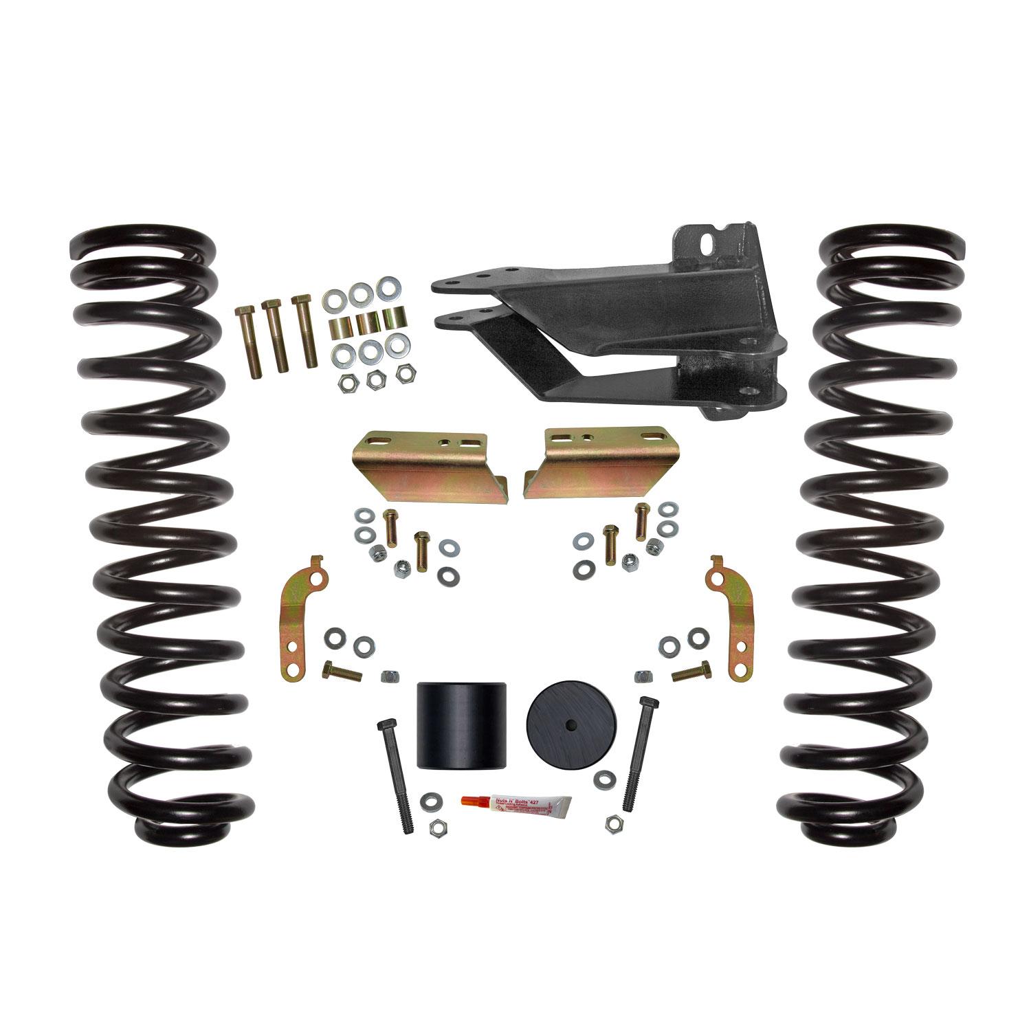 Skyjacker 2.5 In. Front Component Box With Front Coil Springs And Track Bar Bracket. - F1725VB
