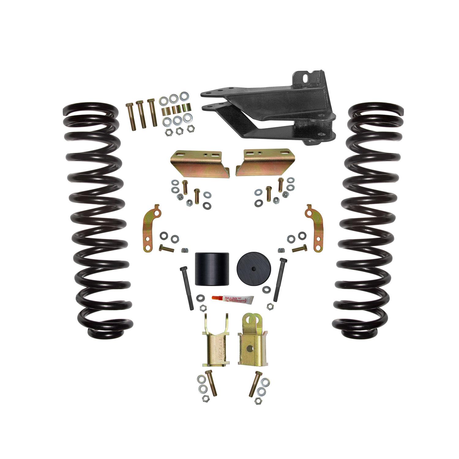 Skyjacker 2.5 In. Front Leveling Kit With Shock Extension Brackets. - F1725VBK-E