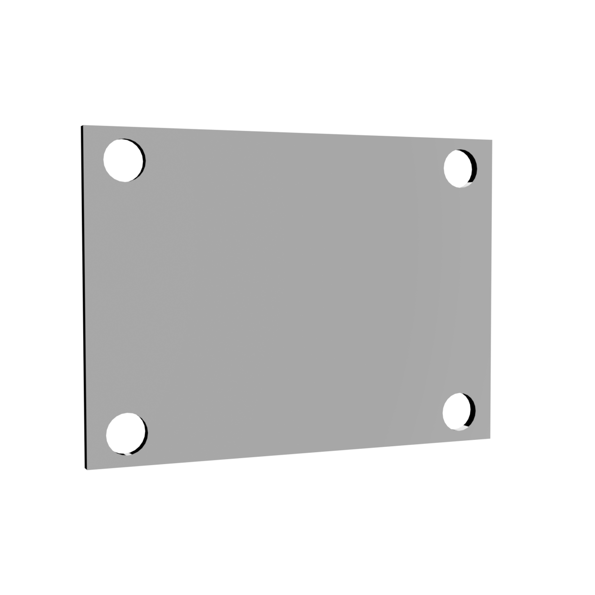 QTP Low Profile Oval 4 Bolt Cover Plate QTP - 10338C