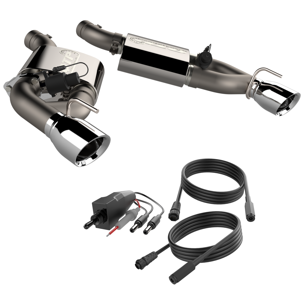 QTP 2016-2020 Chevrolet Camaro SS  QTP Screamer Axle Back  Dual Tip Bumper - 400116