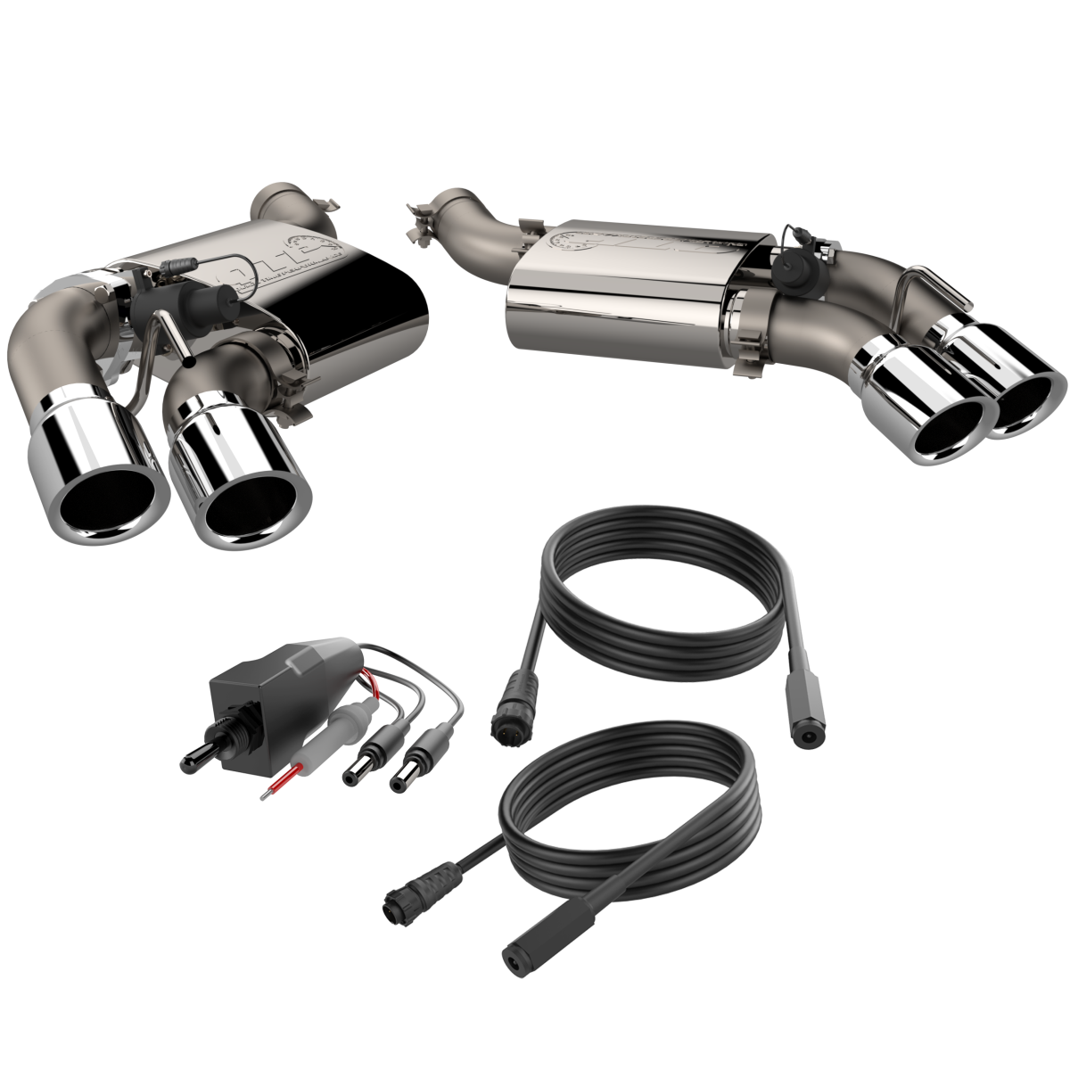 QTP 2016-2020 Chevrolet Camaro SS  QTP Screamer Axle Back Quad Tip Bumper - 400117