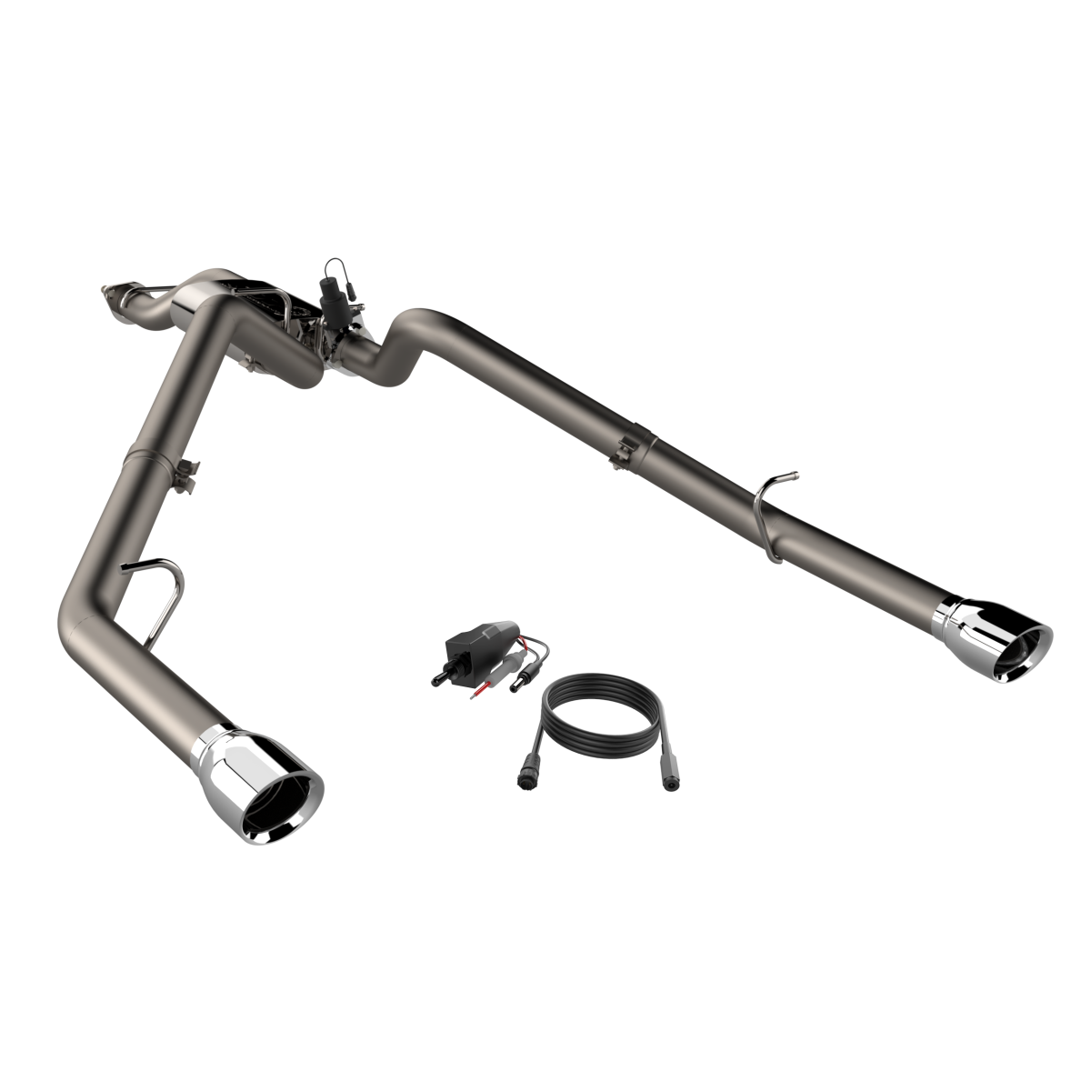 QTP 2019-2020 Ram 1500 QTP Screamer Split Rear Exit Cat Back - 420019
