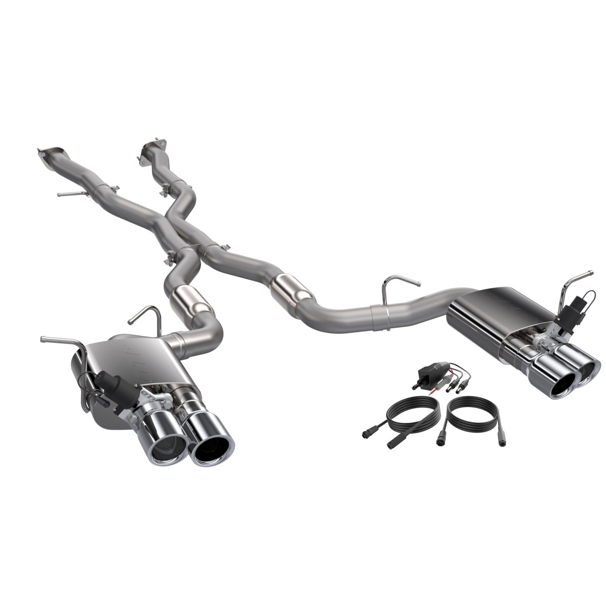 QTP 2018-2020 Jeep Grand Cherokee Trackhawk QTP Screamer Cat Back - 427218