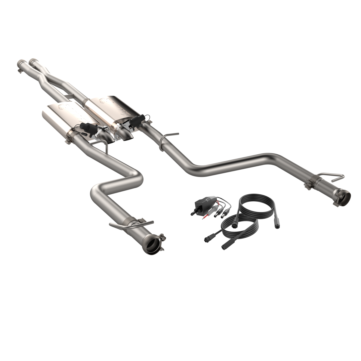 QTP 2015-2020 Dodge Charger, Challenger, Chrysler 300C 5.7L QTP Screamer Cat Back - 430015