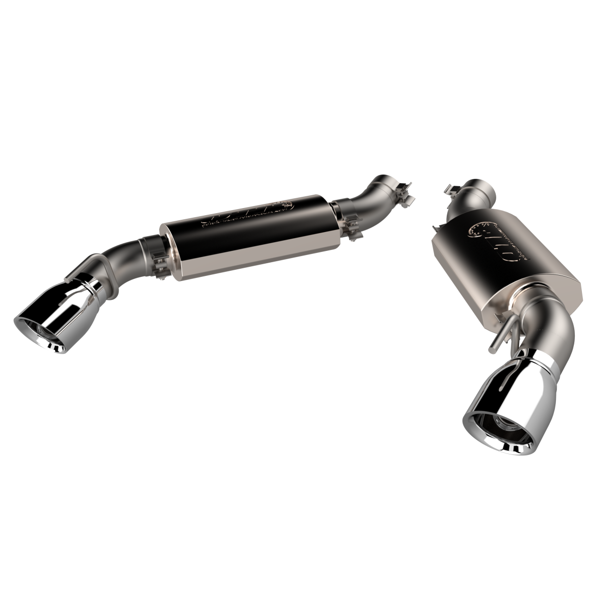 QTP 2016-2020 Chevrolet Camaro SS 6.2L QTP AR3 Dual Tip Axle Back - 600116