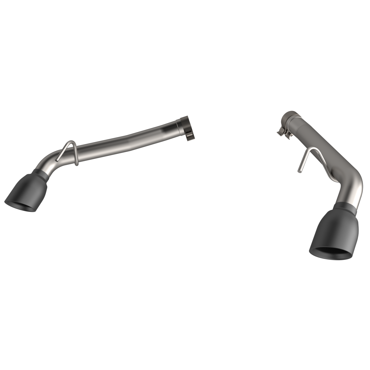 QTP 2014-2015 Chevrolet Camaro SS QTP Eliminator Axle Back Black Tips - 700114B