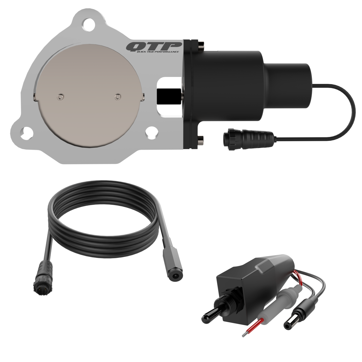 QTP 3.50 Inch QTP Electric Exhaust Cutout Valve - QTEC35