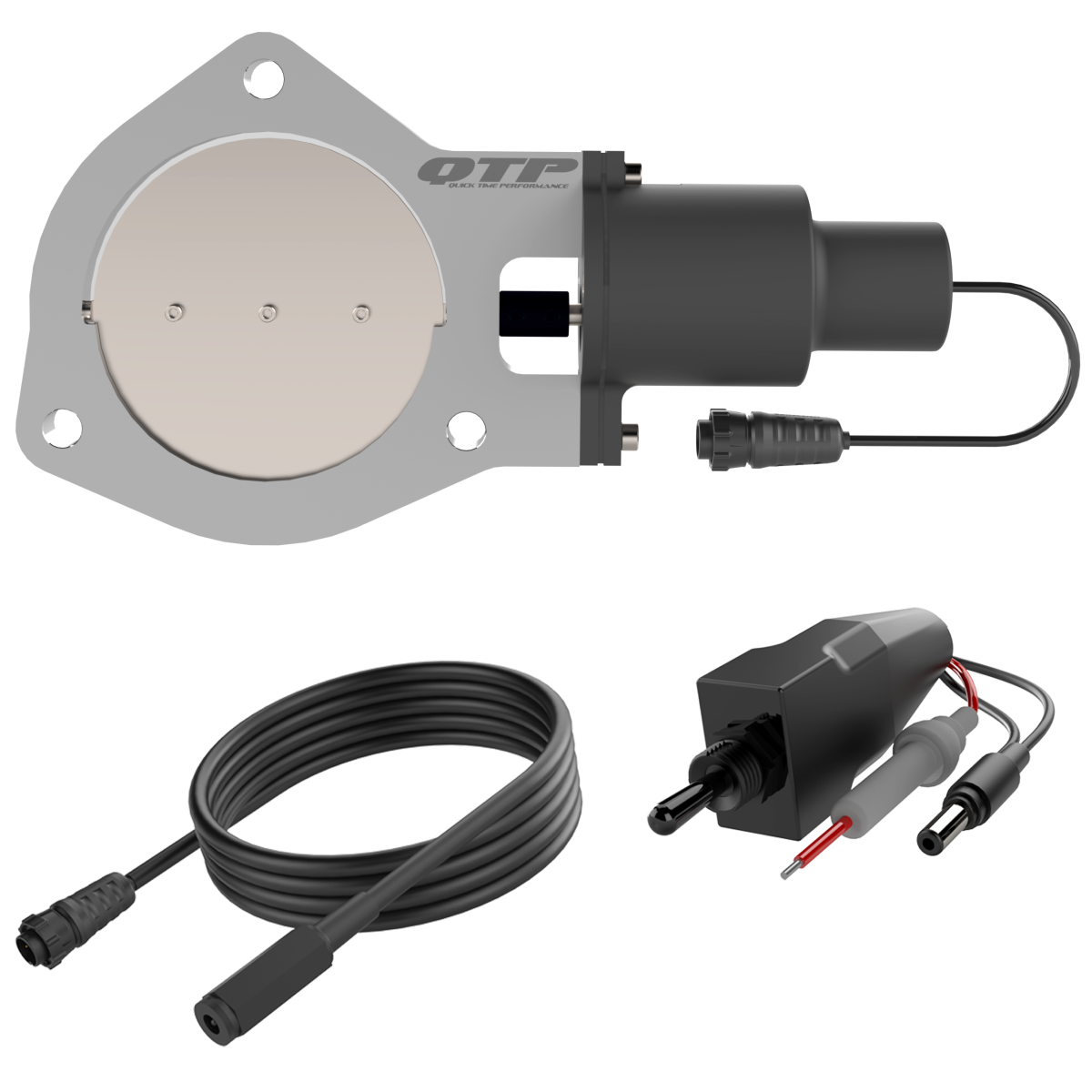 QTP 4.00 Inch QTP Electric Exhaust Cutout Valve - QTEC40