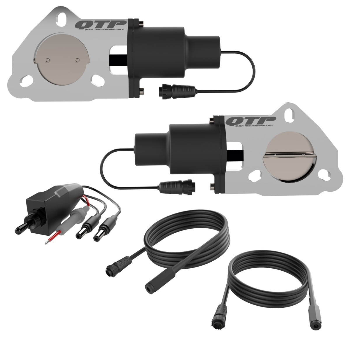 QTP Dual 2.50 Inch QTP Electric Cutout Valves - QTEC50