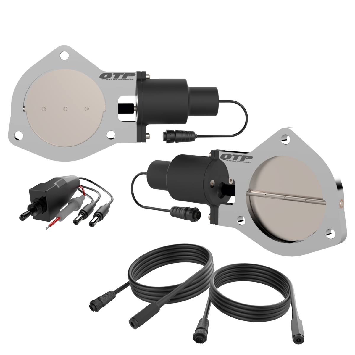 QTP Dual 4.00 Inch QTP Electric Cutout Valves - QTEC80