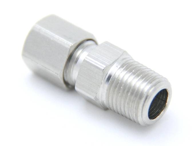 Nitrous Outlet 1/8" Male NPT x 3/16" Compression Fitting - 00-01500-B